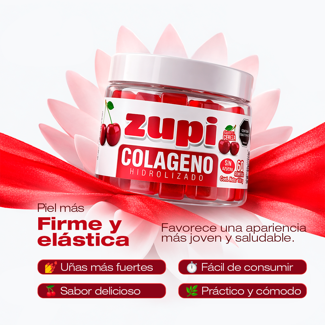 New Zupi Colágeno: Glow Up Gummies