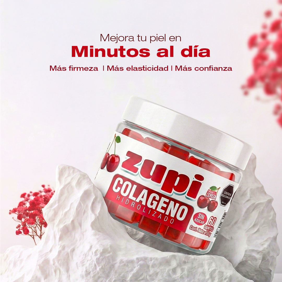 New Zupi Colágeno: Glow Up Gummies