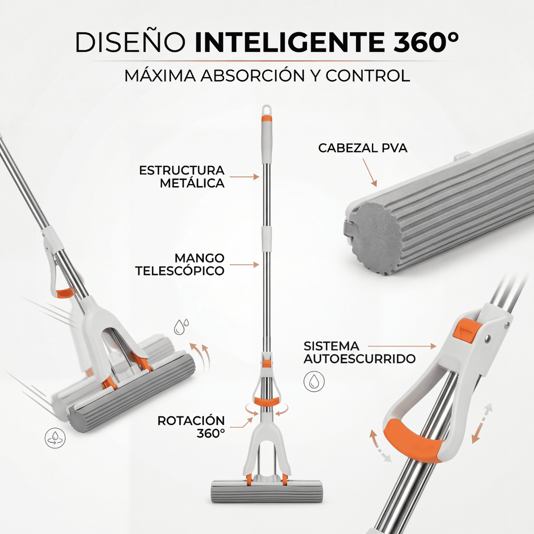 TRAPERO PRO-PUSH MANOS LIBRES