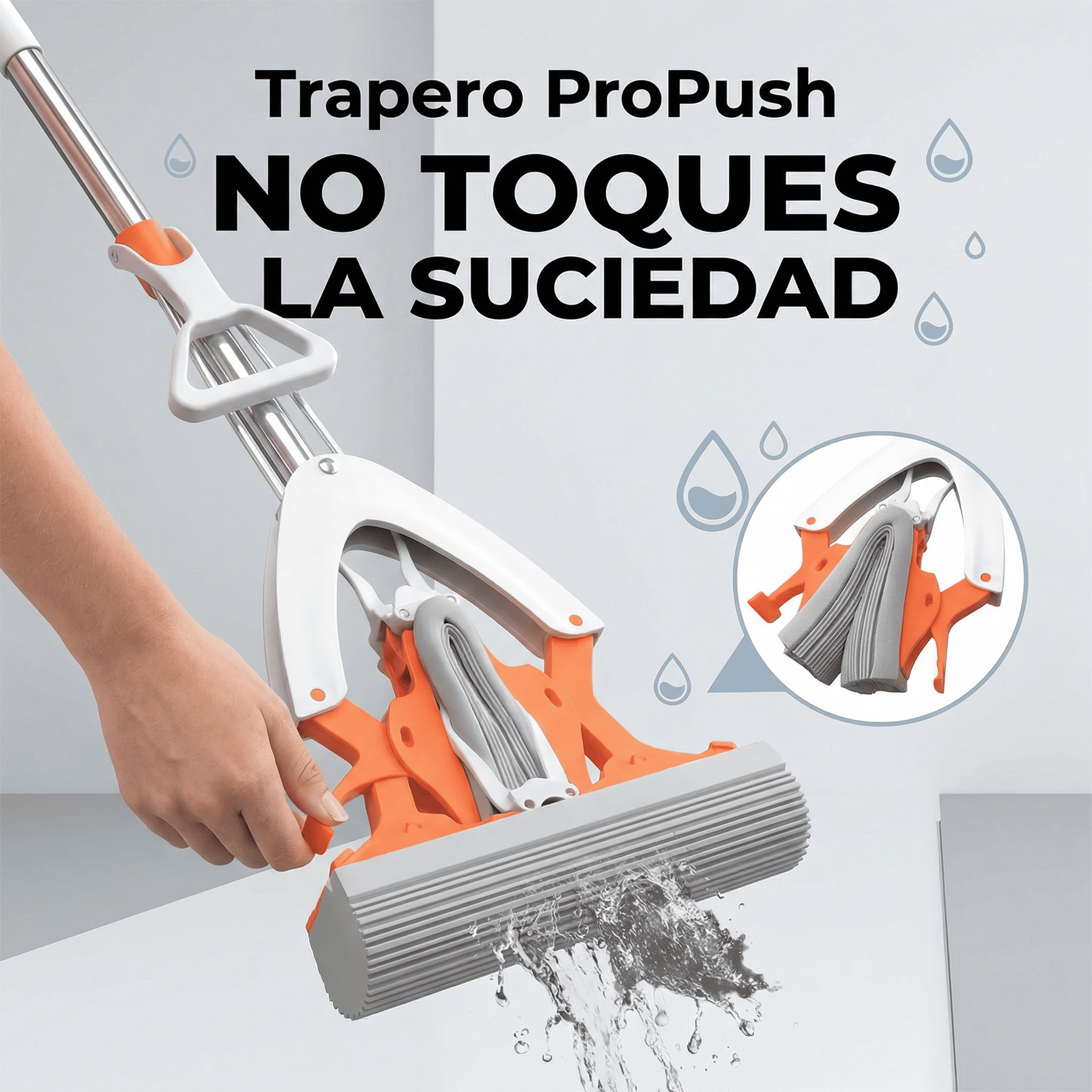 TRAPERO PRO-PUSH MANOS LIBRES