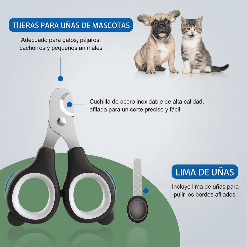 KIT PROFESIONAL DE ASEO PARA MASCOTAS 7 En 1