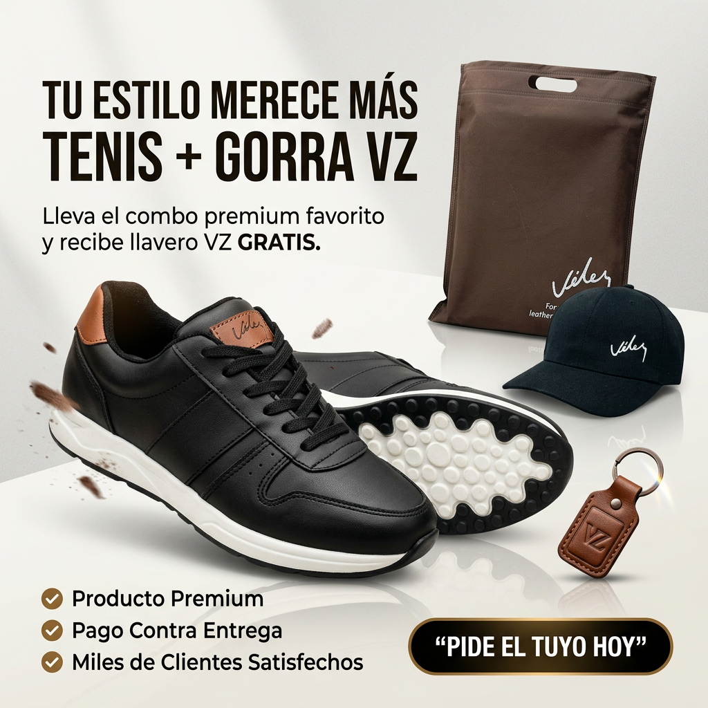 Dacota Motion VZ: Combo Calzado Premium + Gorra / Gratis Llavero VZ